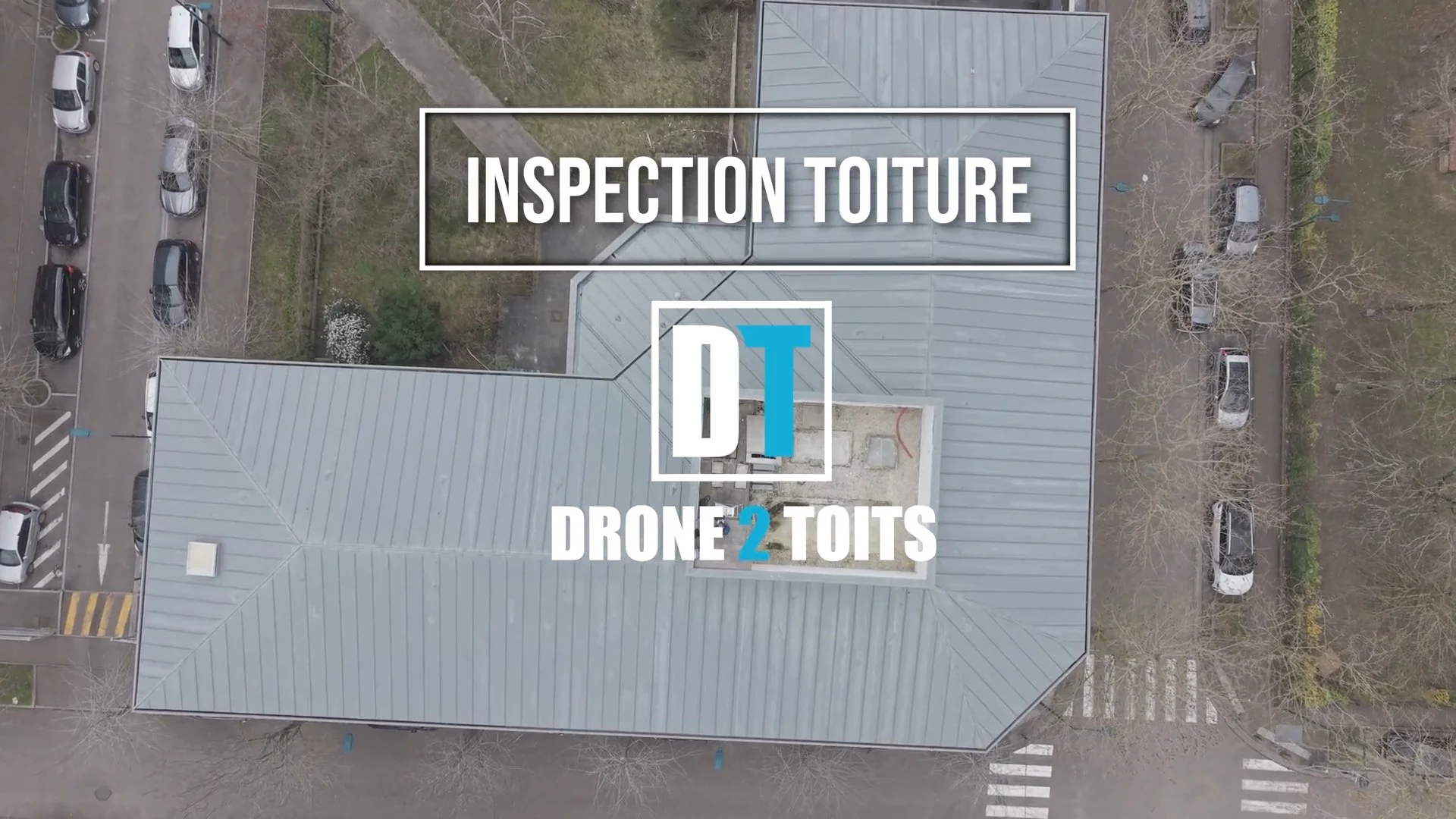 Inspection de toiture par drone réalisée par Droone2toits.